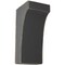 Ekena Millwork 5 1/4"W x 6"D x 12"H Clarksville Wood Vintage Decor Bracket, Black BKTWD05X06X12CVBL - alternate 1